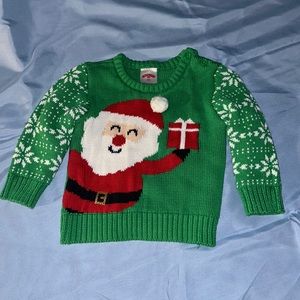 Christmas Santa long sleeve sweater